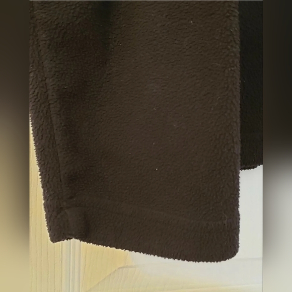 LANDS END WOMEN'S FLEECE 1/4 ZIP PULL OVER JACKET POLARTEC BLACK SIZE SMALL 6-8 - Picture 6 of 10